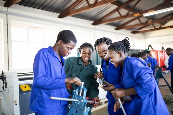 Students learning